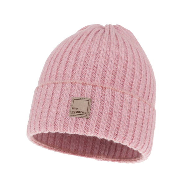 Wintermütze Damen aus Merinowolle Rosa Benedetta