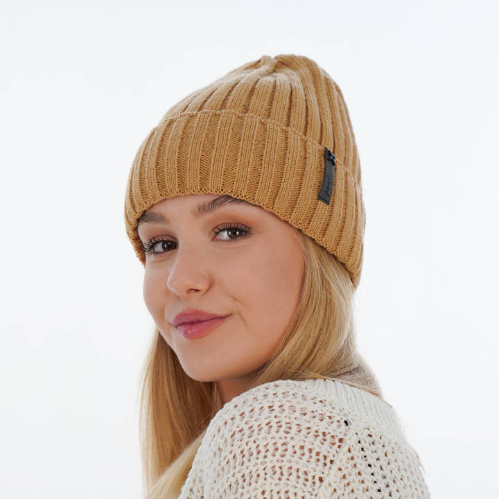 Wintermütze Damen Camel Parisa