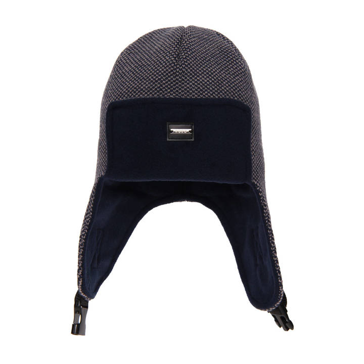 Wintermütze Jungen mit Ohren Navy Blau Raper