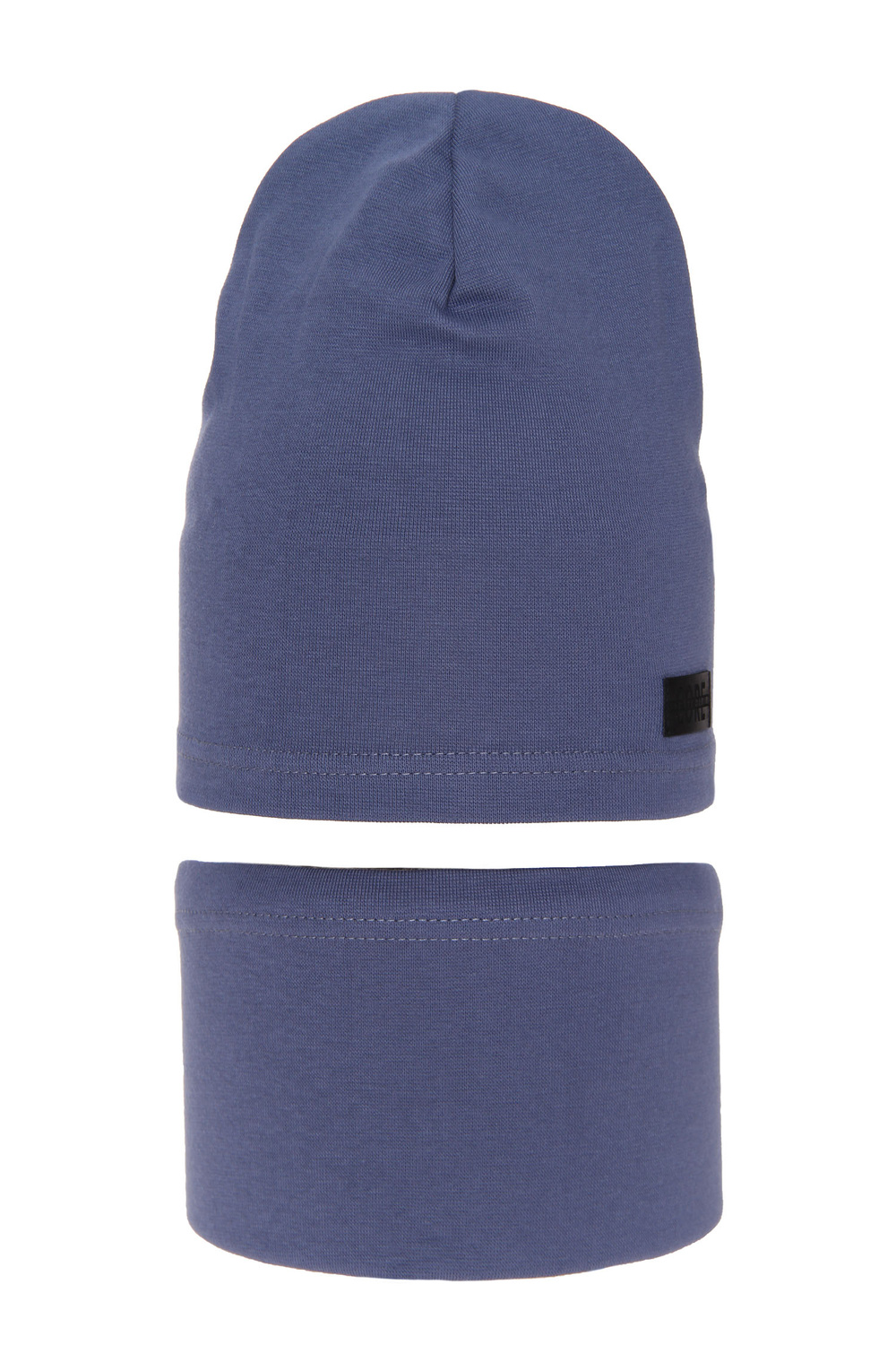 Herbst und Frühlingsset Jungen: Mütze und Schlauchschal Blau Frizi