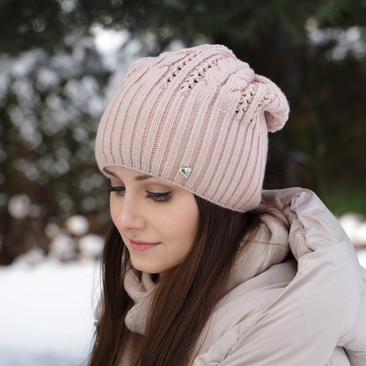 Wintermütze Damen Weiß Sarysa