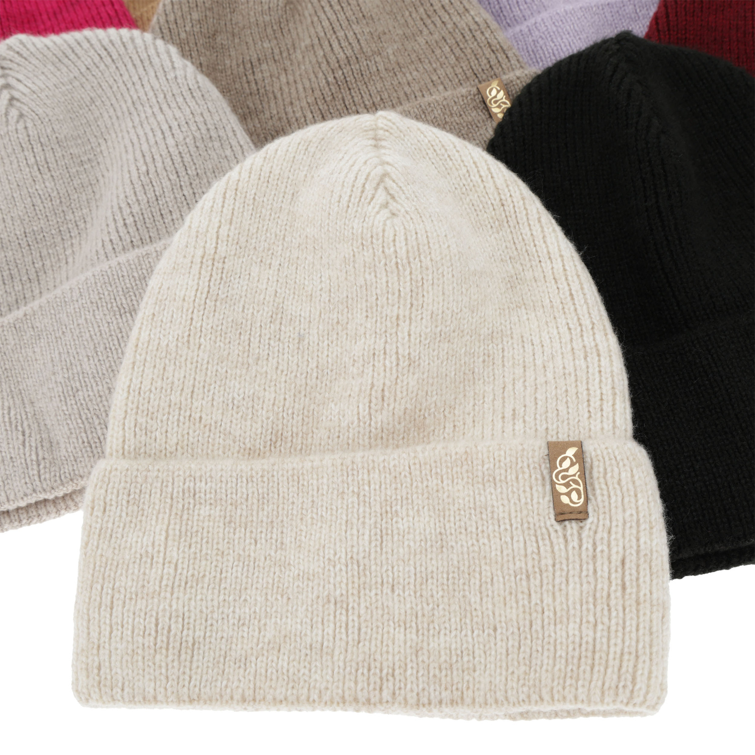 Wintermütze Damen, camel, mit Merinowolle, Tahoe