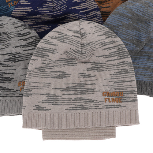 Herbst und Frühlingsset Jungen: Mütze und Schlauchschal, mit Baumwolle, Blau Carter