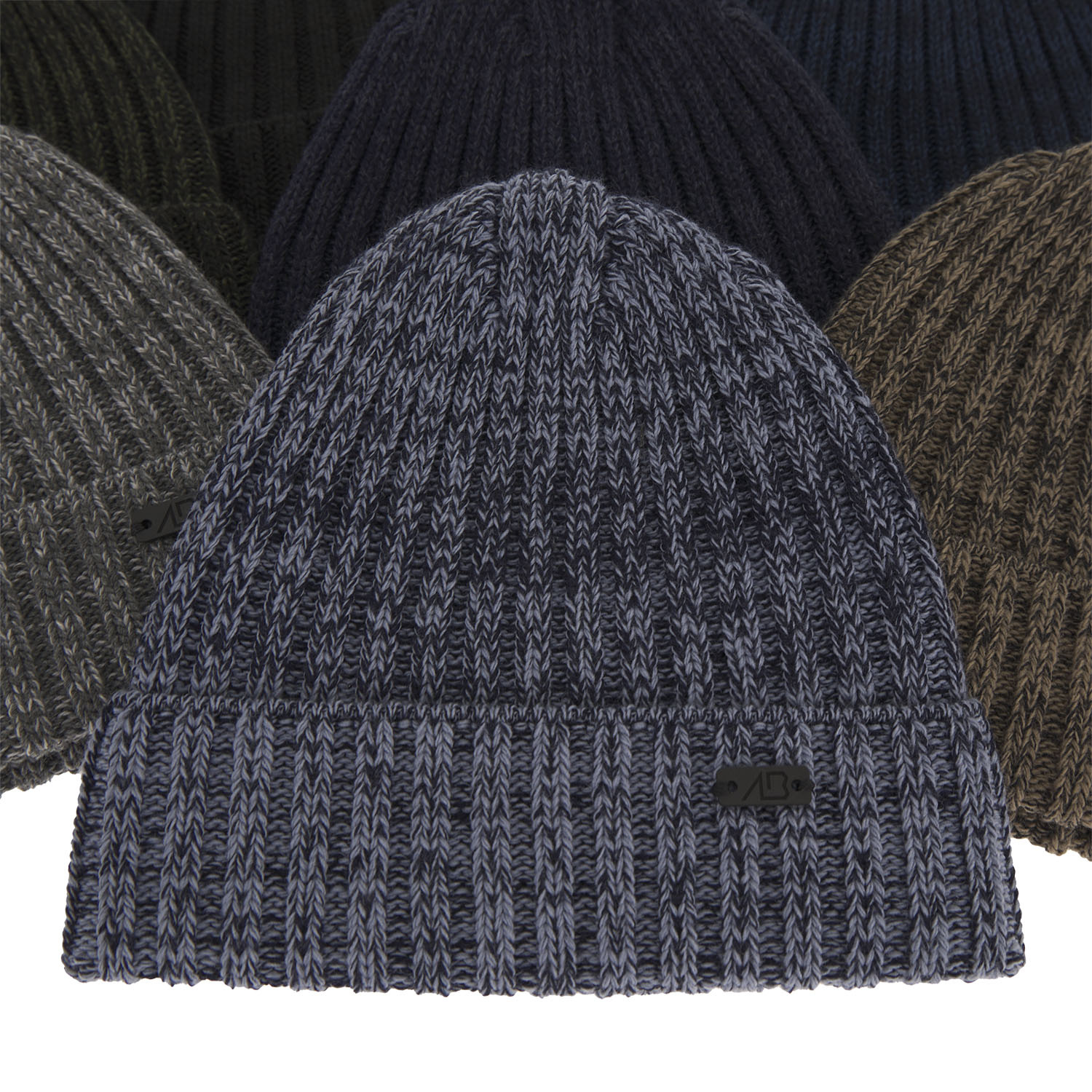 Wintermütze Herren aus Merinowolle in Navy Blau Timon