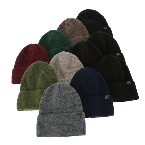 Wintermütze Herren, beżowy, mit Merinowolle, Korins