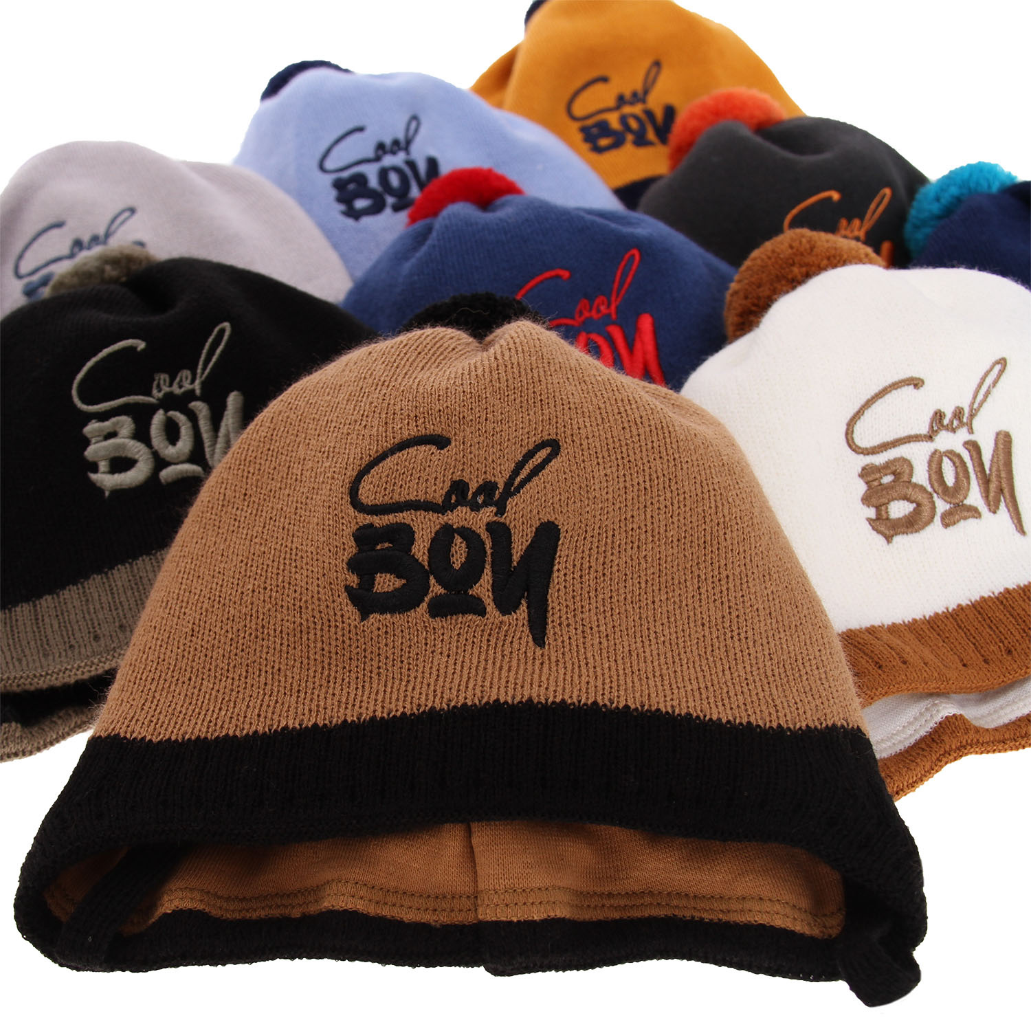 Herbst und Frühlingsmütze für Jungen Navy Blau Korni