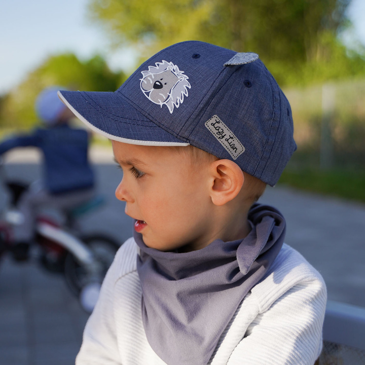 Mütze mit Schirm für Jungen Blau Bakuś