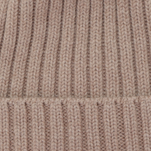 Winterset Jungen: Mütze und Schlauchschal, braun, 100% Merinowolle, Umberto