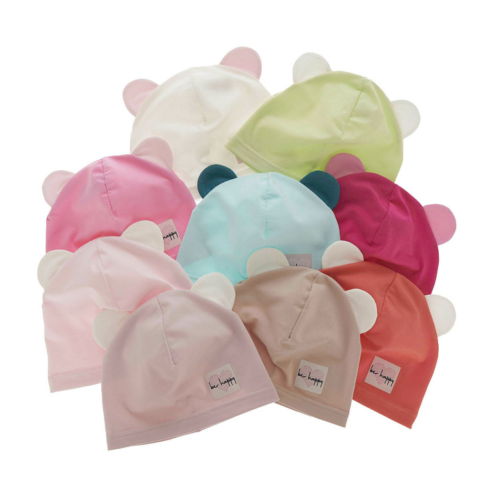Herbst und Frühlingsmütze für Mädchen Rosa Joga