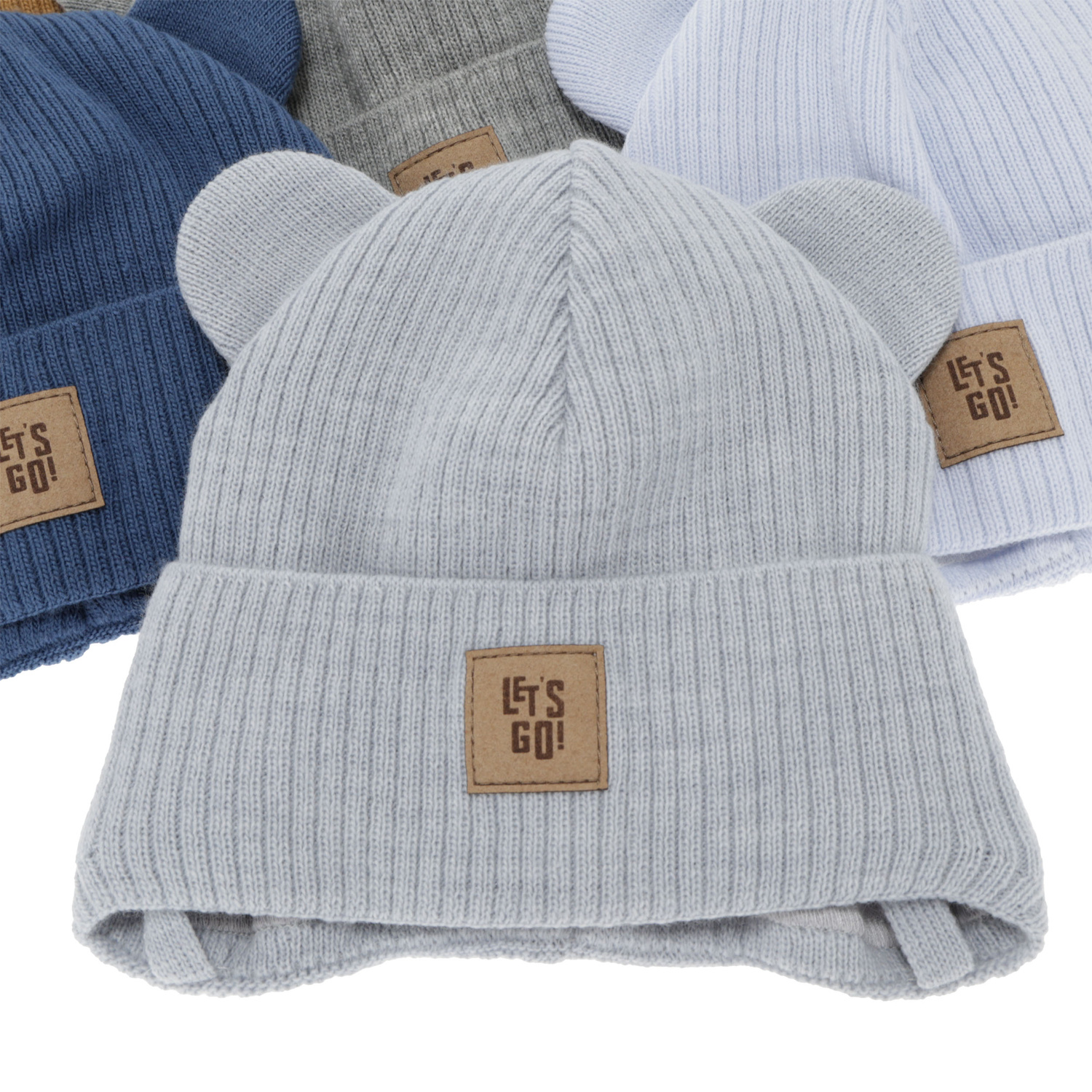 Herbst und Frühlingsmütze für Jungen, hellblau, zum Binden Dewin