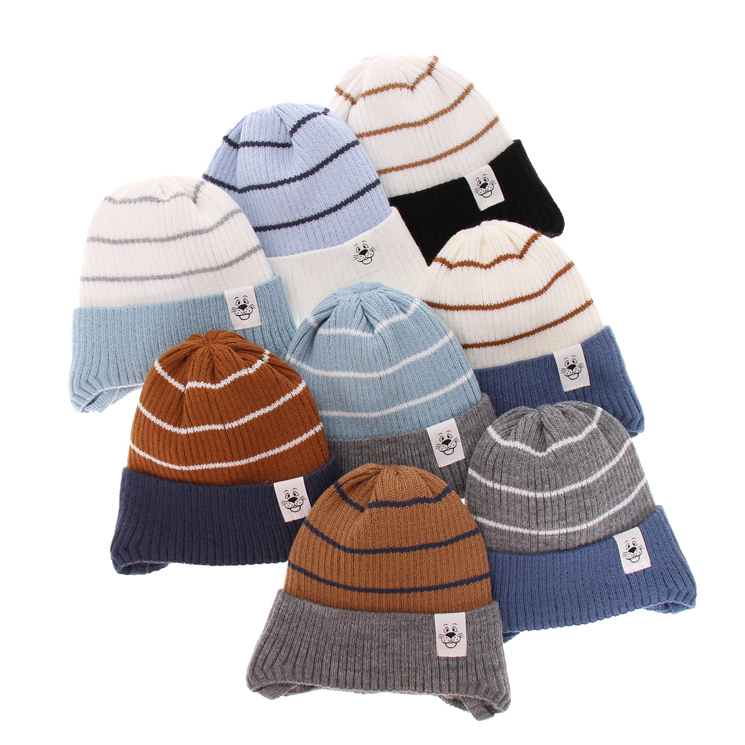 Herbst und Frühlingsmütze für Jungen Navy Blau Alvin