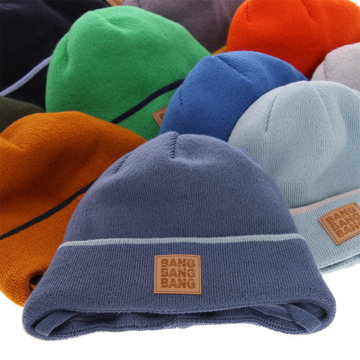 Herbst und Frühlingsmütze für Jungen Navy Blue Ethan