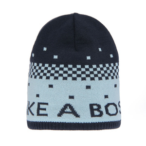 Herbst und Wintermütze für Jungen Navy Blau Martin