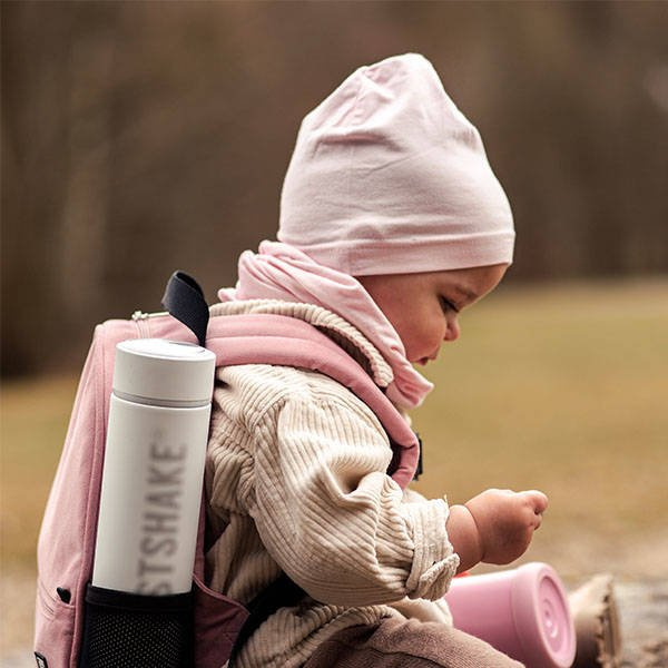 Herbst und Frühlingsset Mädchen: Mütze und Schlauchschal Rosa Hazelka