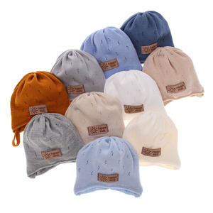 Herbst und Frühlingsmütze für Jungen Light blue Bobi