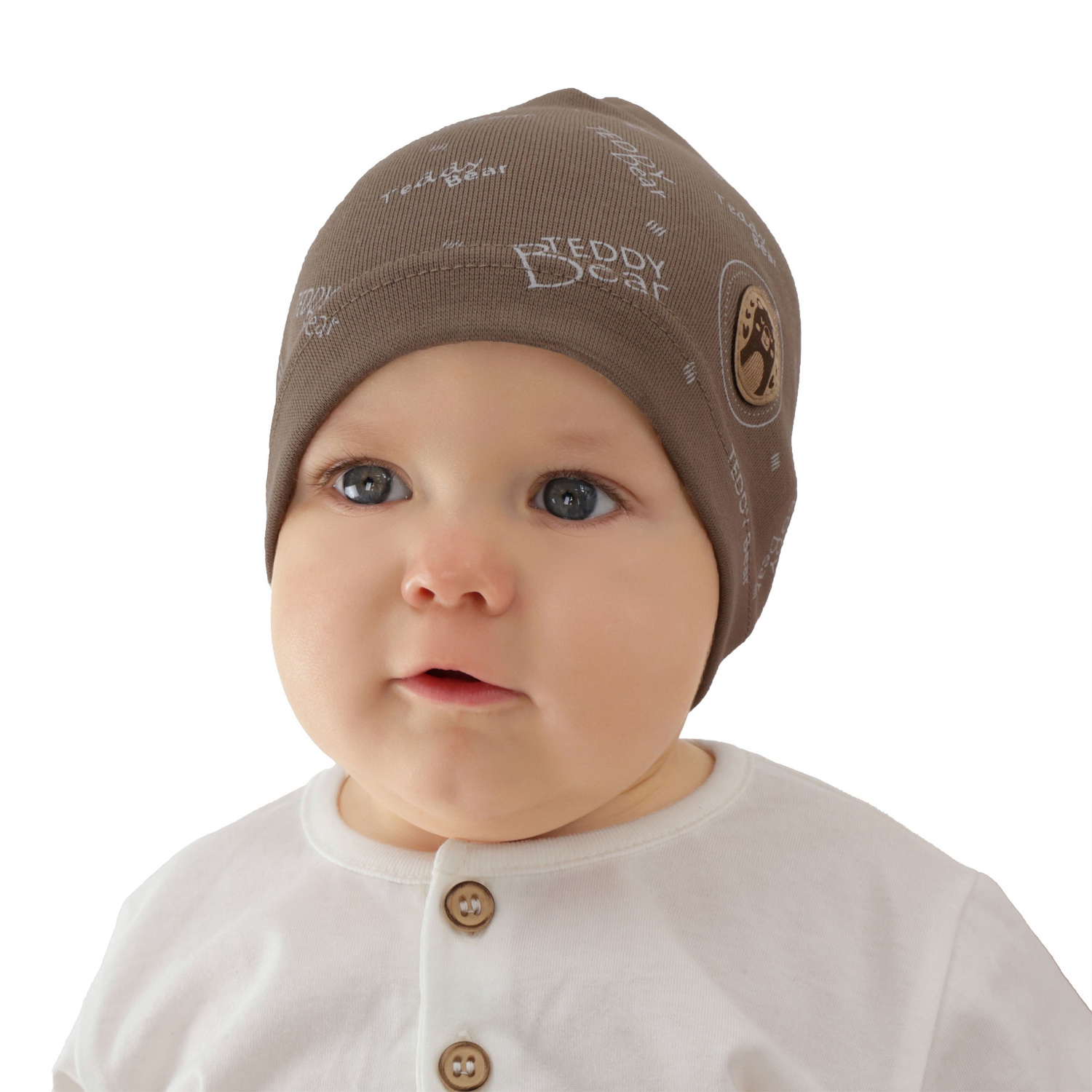 Herbst und Frühlingsmütze für Jungen Beige Tedi