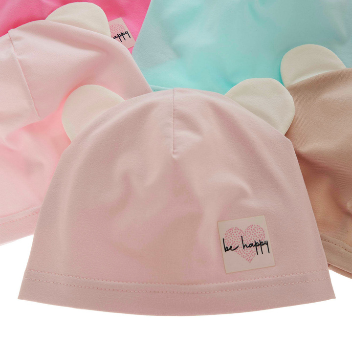 Herbst und Frühlingsmütze für Mädchen Rosa Joga