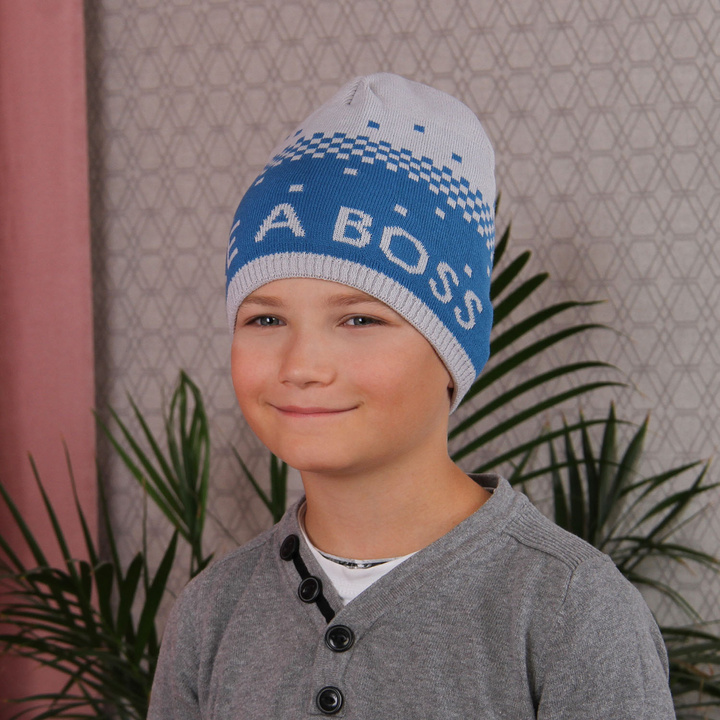 Herbst und Wintermütze für Jungen Navy Blau Martin