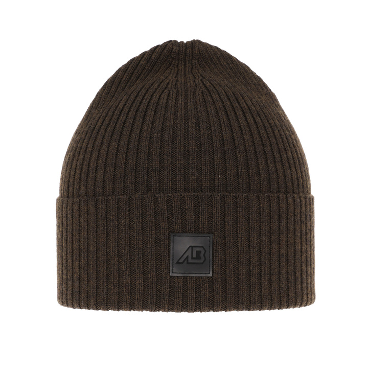Herrenmütze Frühling- Winter Braun 100% extrafeine Merinowolle Matias