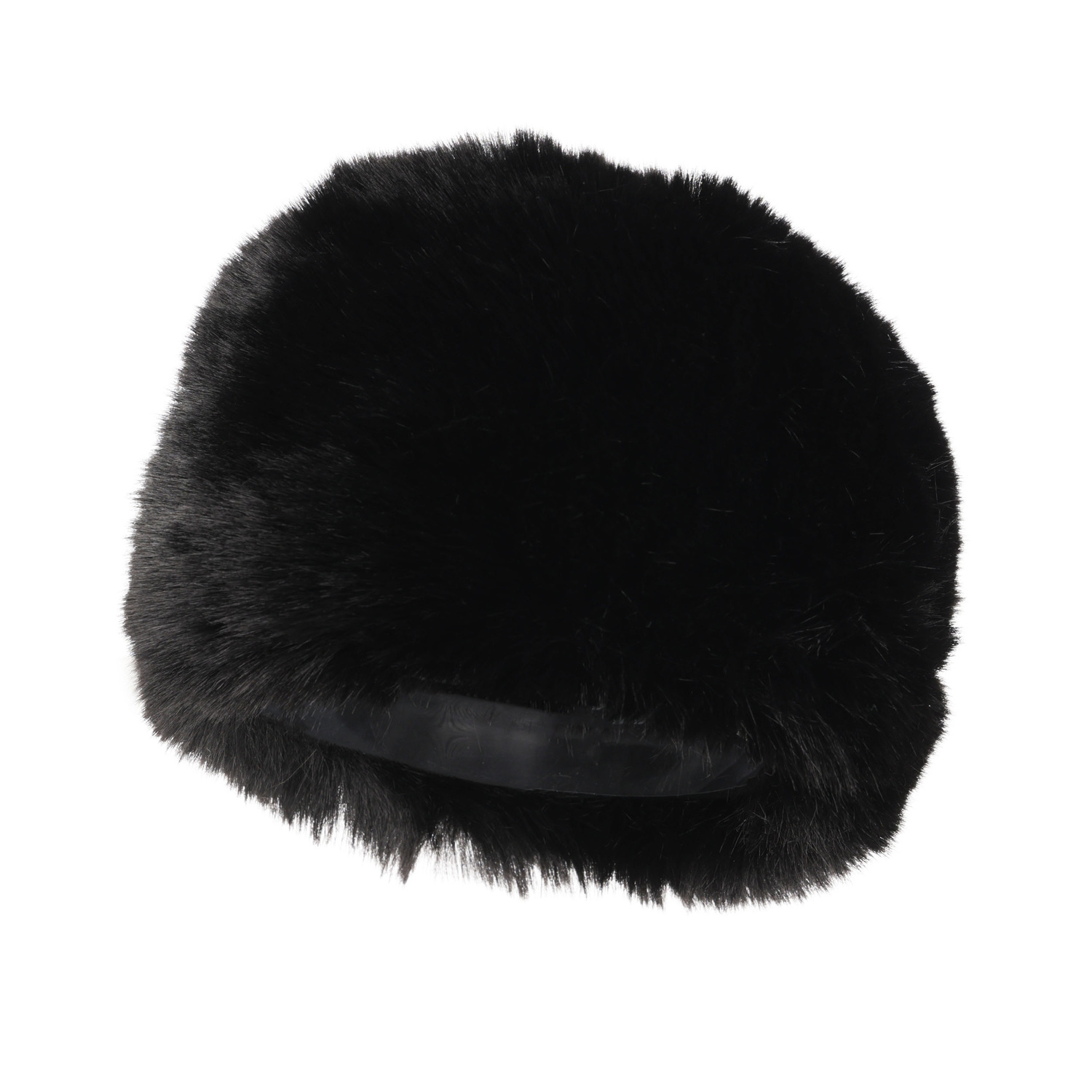 Wintermütze Damen gefüttert mit Wollfleece in Schwarz Holly