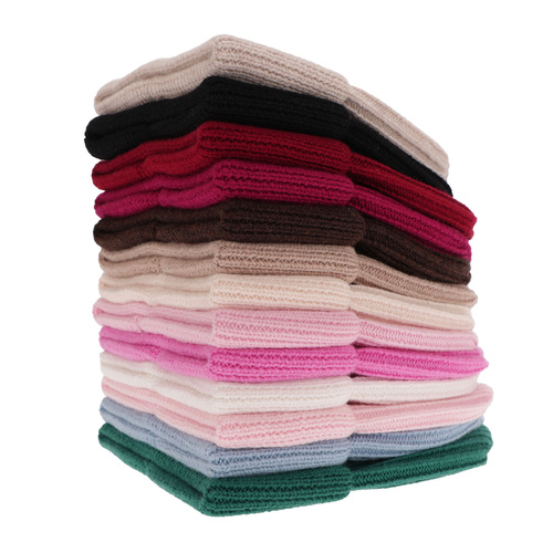 Wintermütze Damen 100% extrafeine Merinowolle Beige Isla