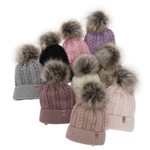 Winterset Mädchen: Mütze und Schlauchschal mit Bommel Rosa Yoshi