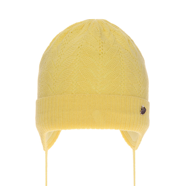 Herbst und Frühlingsmütze für Mädchen Gelb Eliana