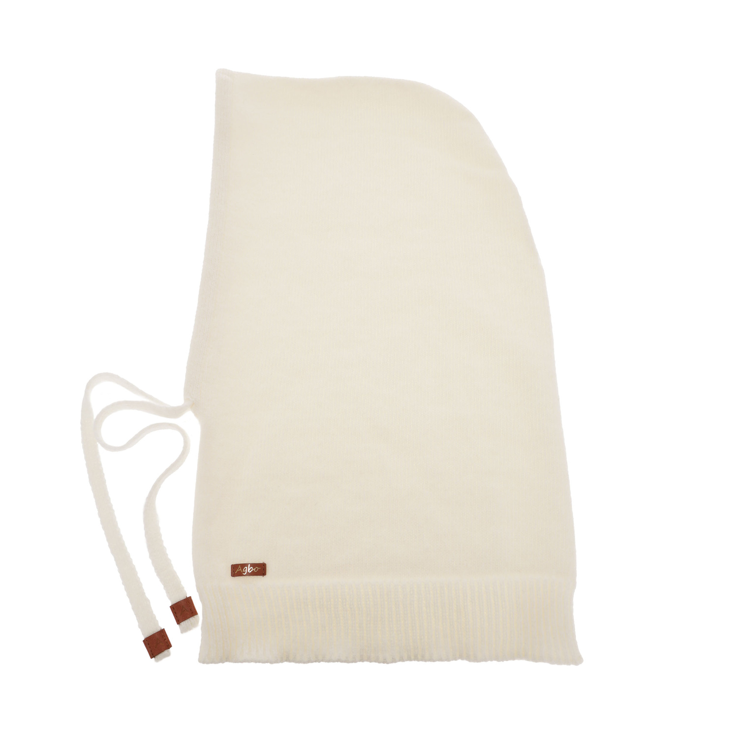 Balaclava für Damen, cremeweiß, mit Merinowolle, Elizabeth