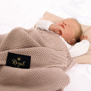 Baby und Kinder Decke aus 50% Bambus-Fasern, 50% Bamwolle Rot Bing