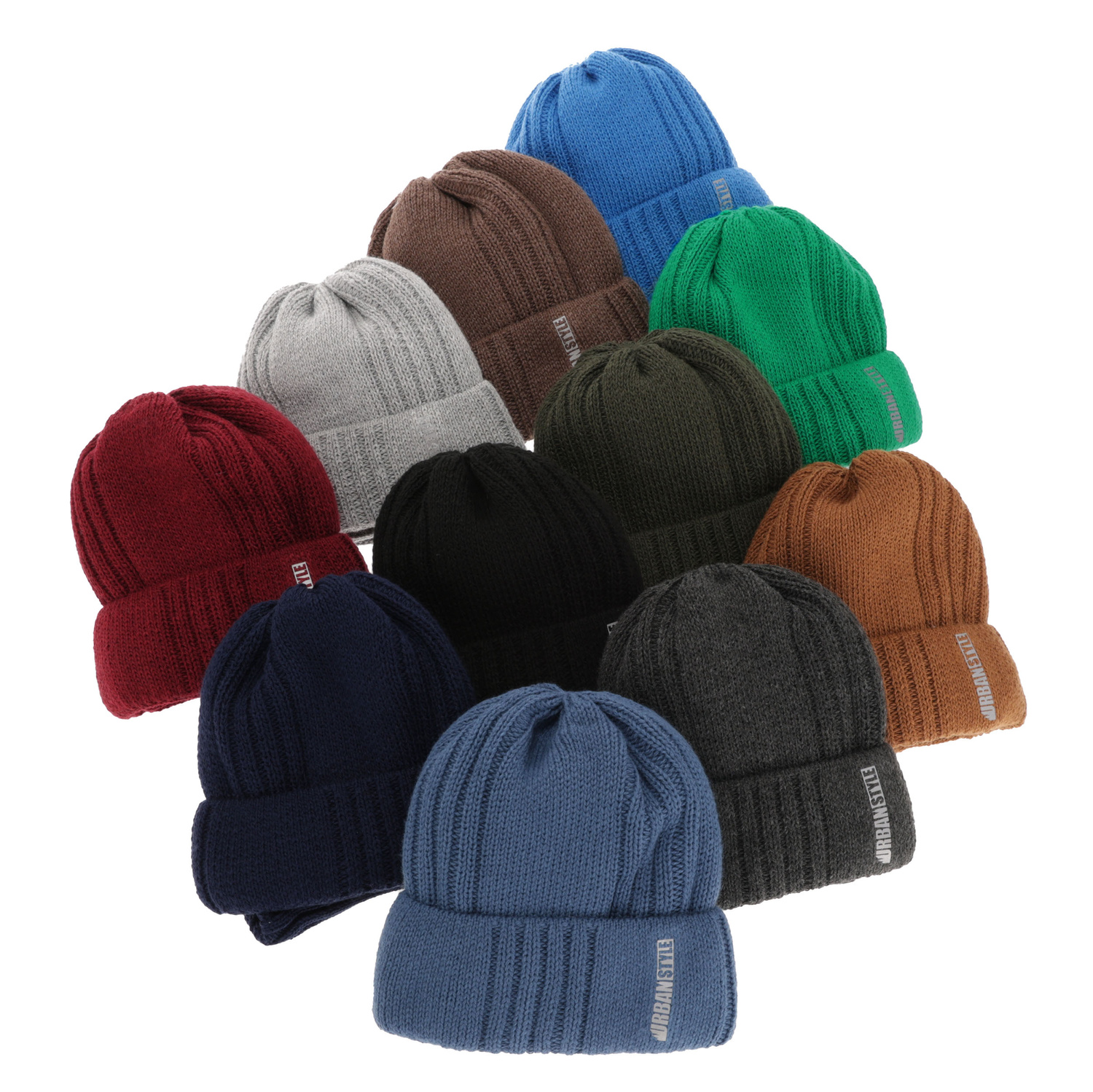 Winterset für Jungen: Mütze und Schlauchschal in Blau Balaton