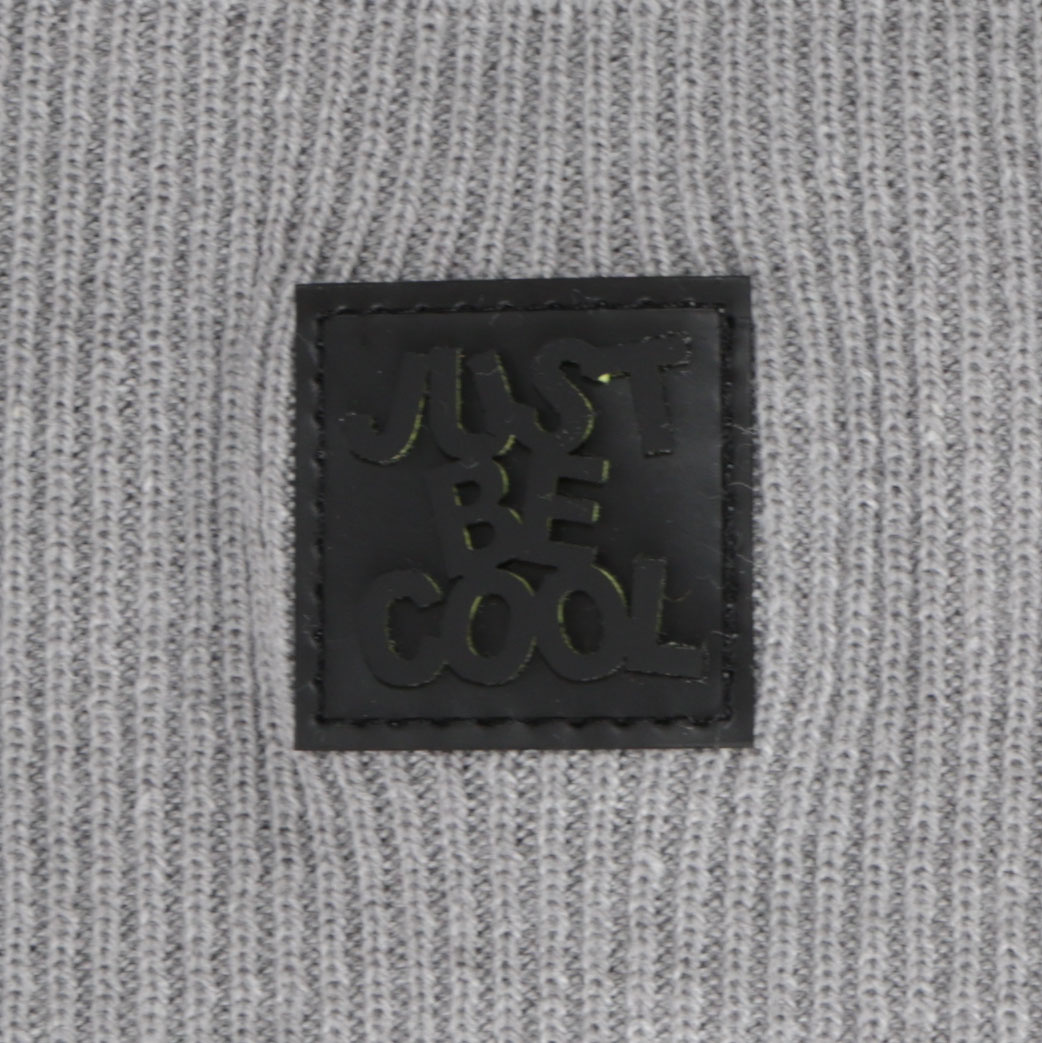 Herbst und Frühlingsset Jungen: Mütze und Schlauchschal, mit Baumwolle, blau, Jonas