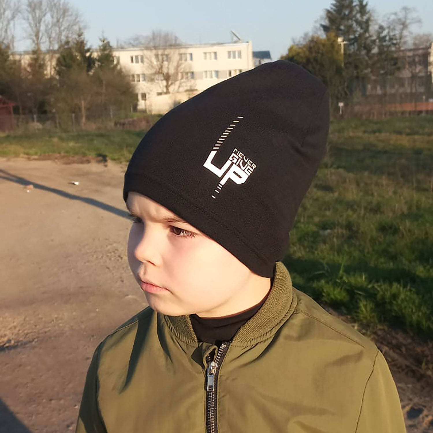 Herbst und Frühlingsmütze für Jungen Grau Kaltel