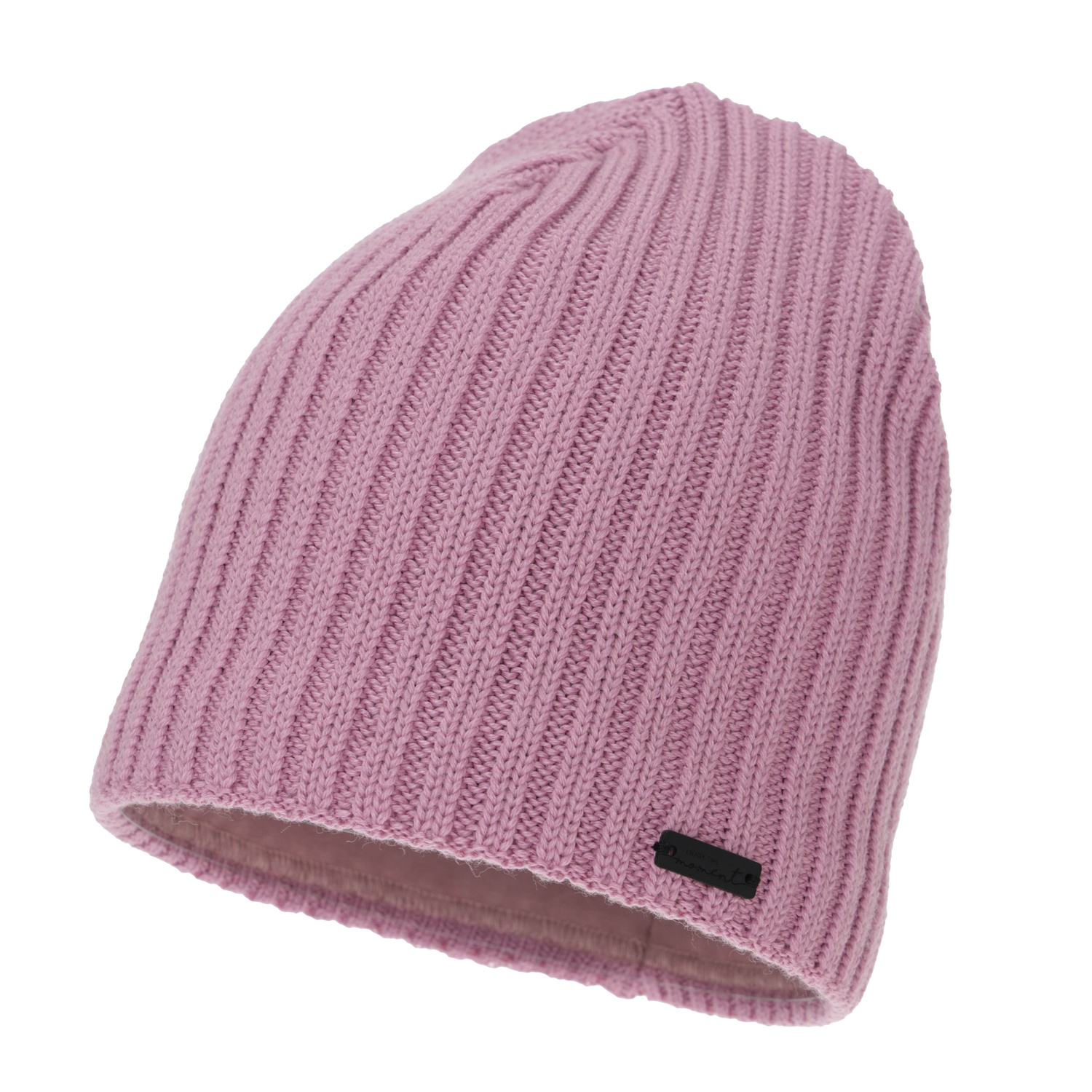 Wintermütze Damen, rosa, mit Merinowolle, Soletta