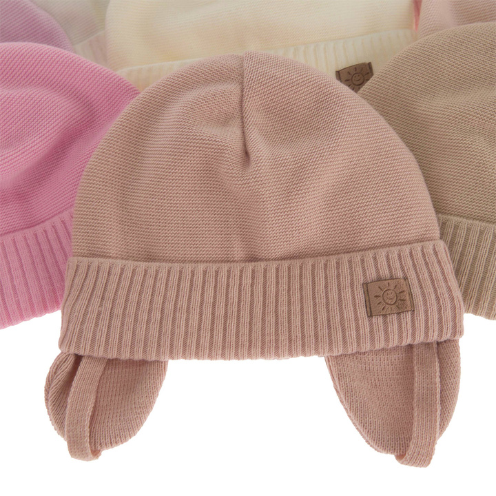 Herbst und Frühlingsmütze für Mädchen Rosa Solana