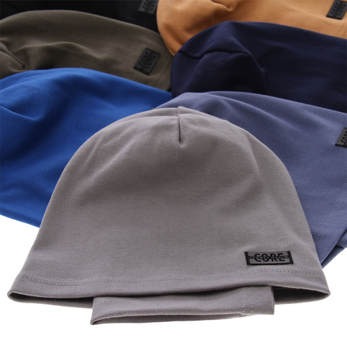 Herbst und Frühlingsset Jungen: Mütze und Schlauchschal Blau Frizi