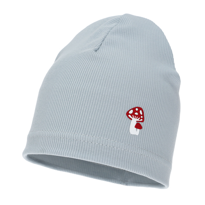 Mädchen Herbst- und Frühlings-Mütze, Grau, aus Baumwolle Balma