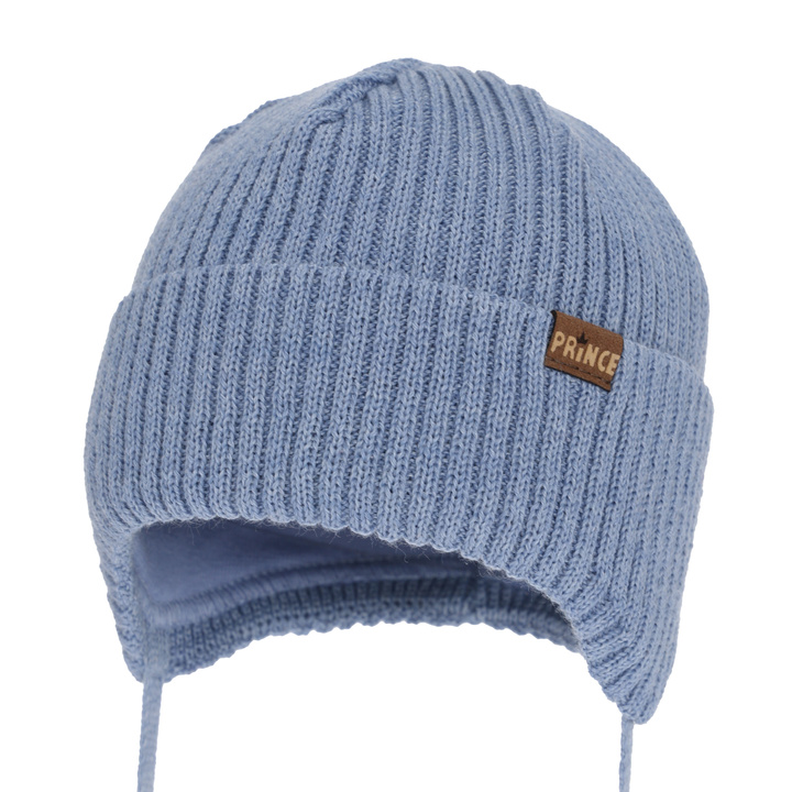Wintermütze Jungen, , mit Merinowolle, blau, Puser
