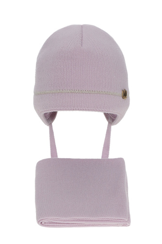 Winterset Mädchen: Mütze und Schal Rosa Elina