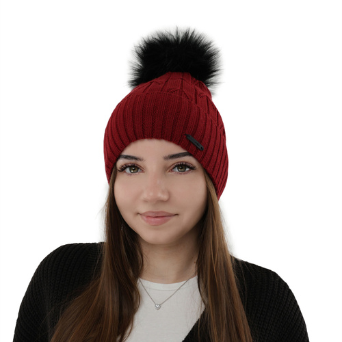 Wintermütze Damen aus Merinowolle in Cremefarben Talaria