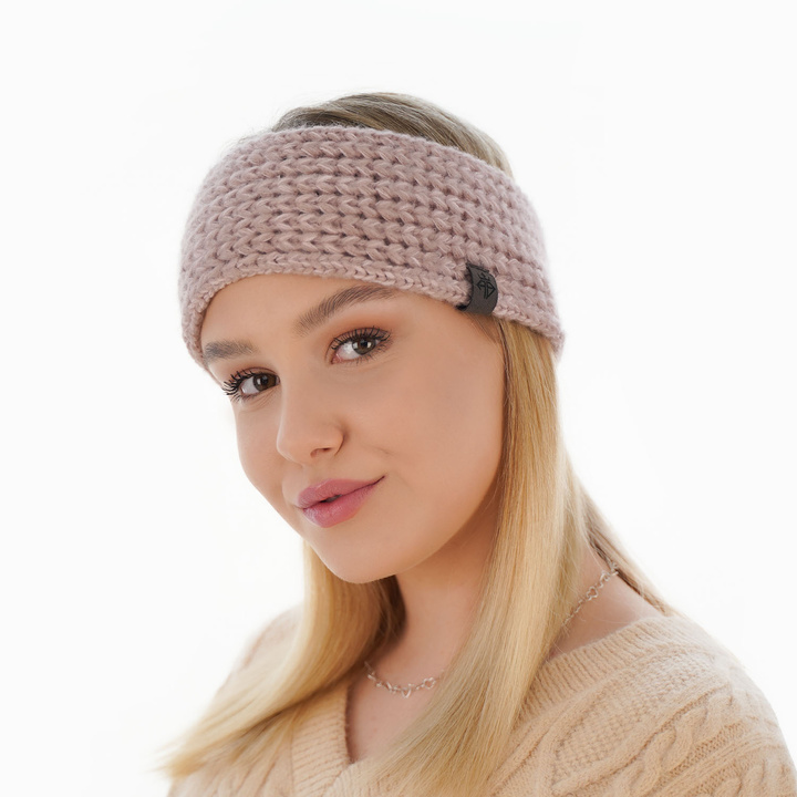 Stirnband Damen Beige Alexis
