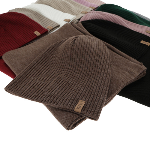 Winterset Damen: Mütze und Schal, Winter, rosa, Fena