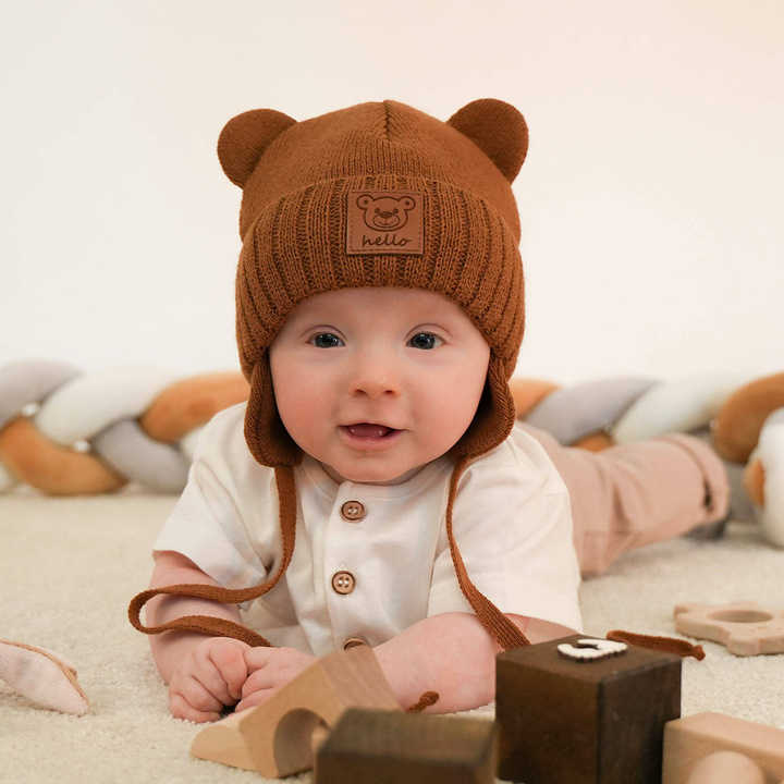 Winterset Jungen: Mütze und Schal Blau Petit