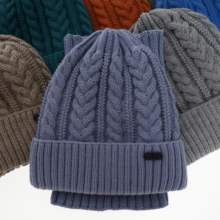 Winterset Jungen: Mütze und Schlauchschal Grau Colins