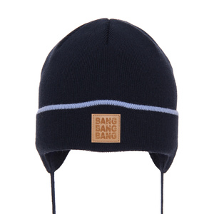 Herbst und Frühlingsmütze für Jungen Navy Blue Ethan