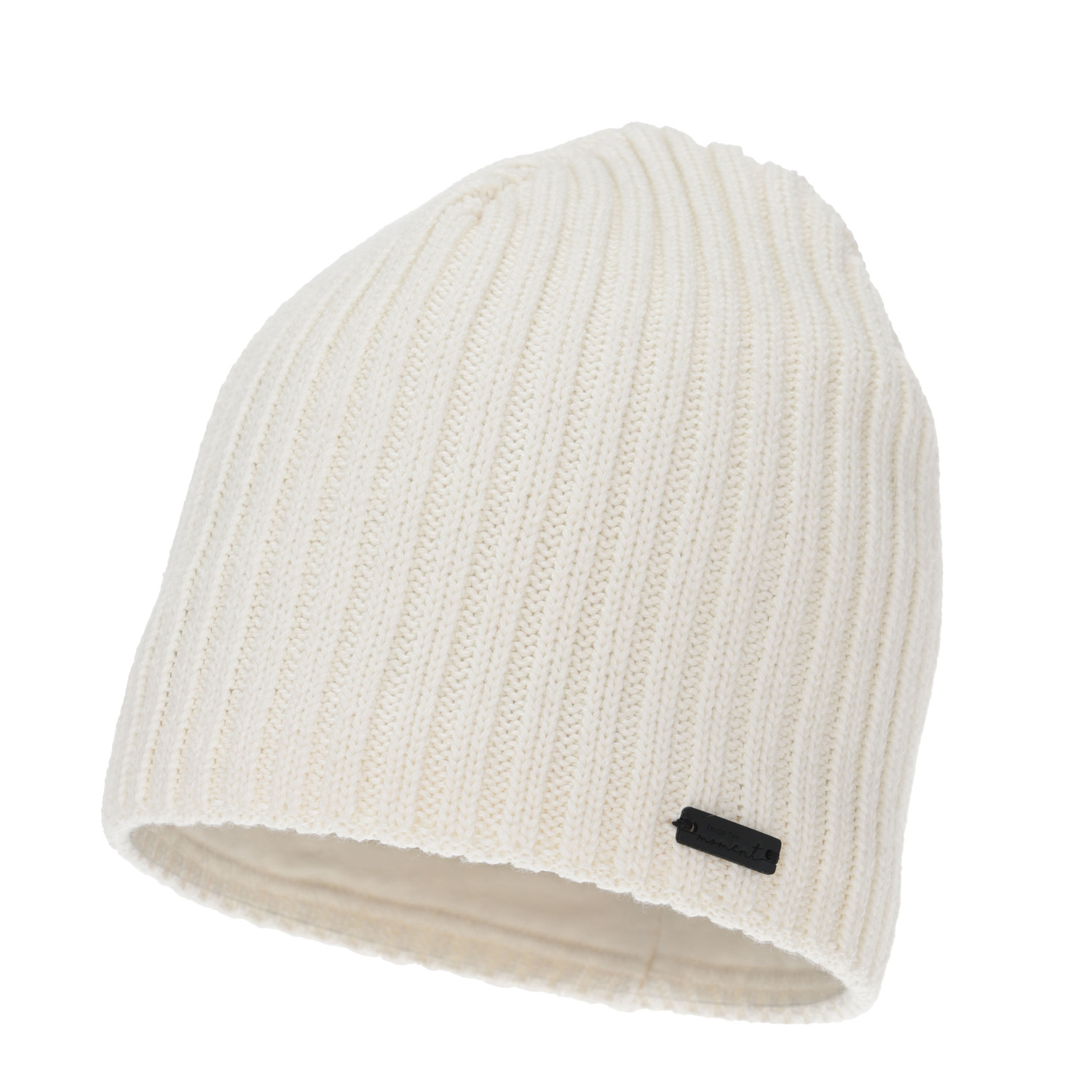 Wintermütze Damen, cremefarbig, mit Merinowolle, Soletta