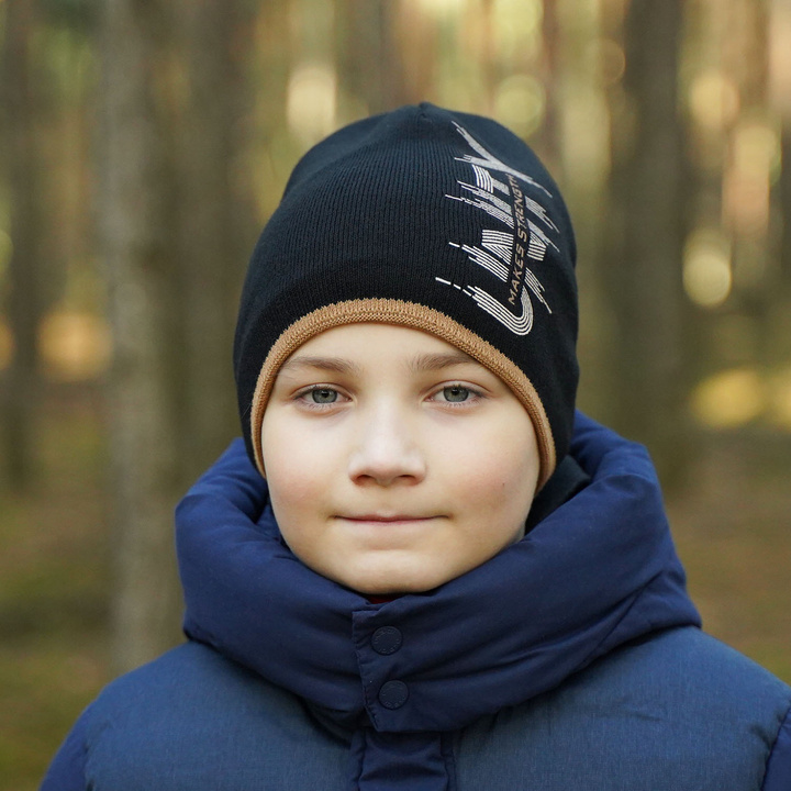 Wintermütze Jungen Navy Blau Legion