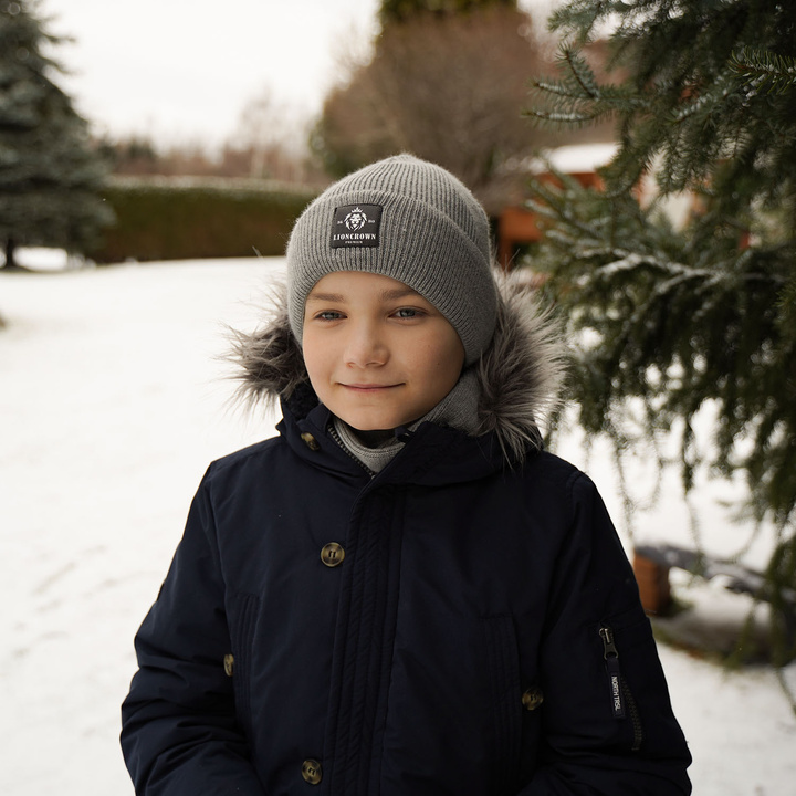 Winterset Jungen: Mütze und Schlauchschal Khaki Santiago