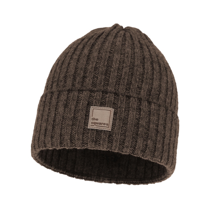 Wintermütze Damen, braun, mit Merinowolle, Benedetta