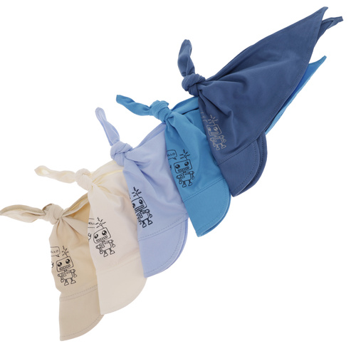 Sommer Baumwoll-Sonnenkappe für Jungen Blau Robik