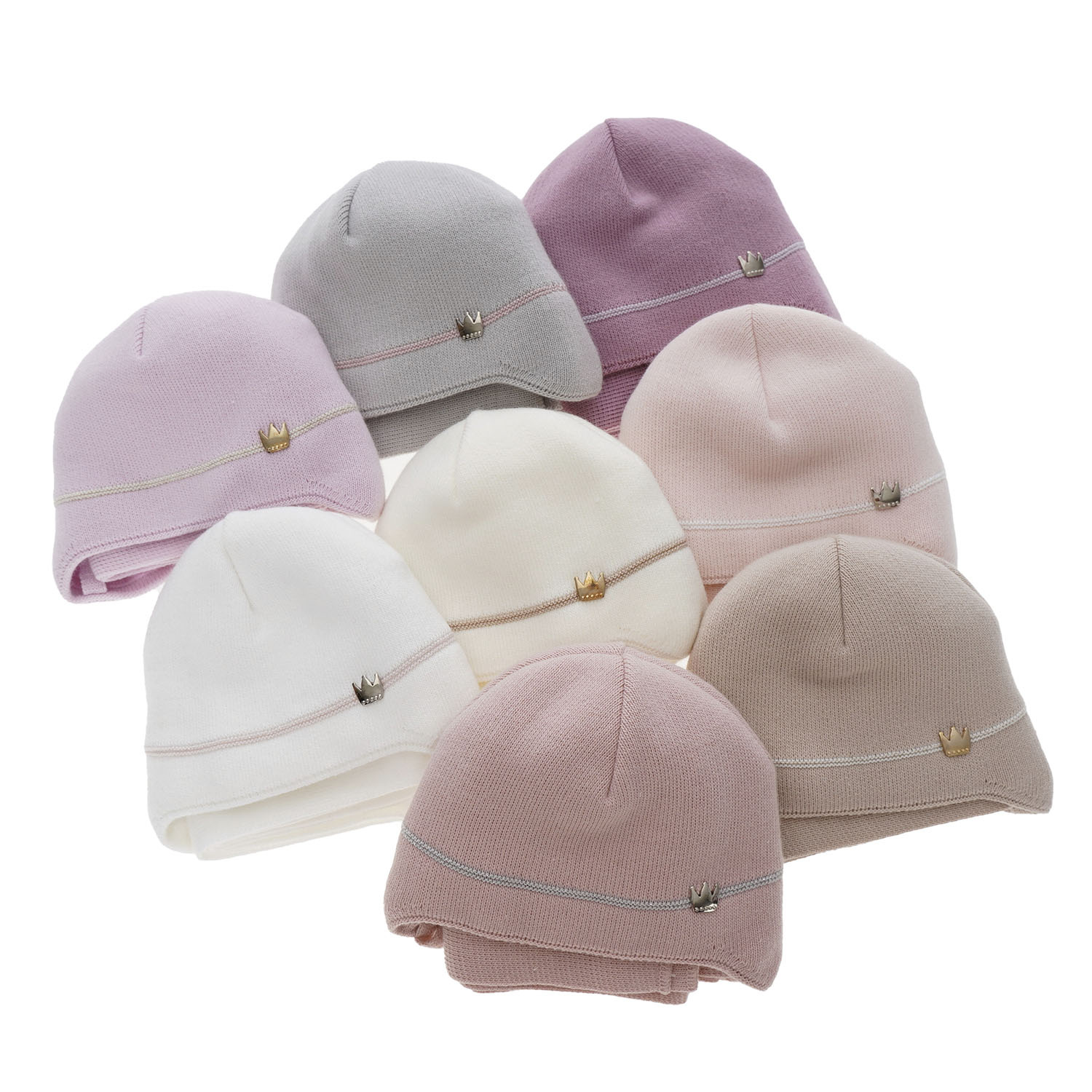 Winterset Mädchen: Mütze und Schal Violett Elina